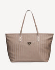 WINTERTHUR | Sac cabas zippé, taupe/doré