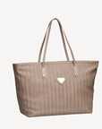 WINTERTHUR | Sac cabas zippé, taupe/doré