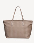 WINTERTHUR | Sac cabas zippé, taupe/doré