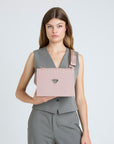 WIL | Umhängetasche soft rosé/silber - on body
