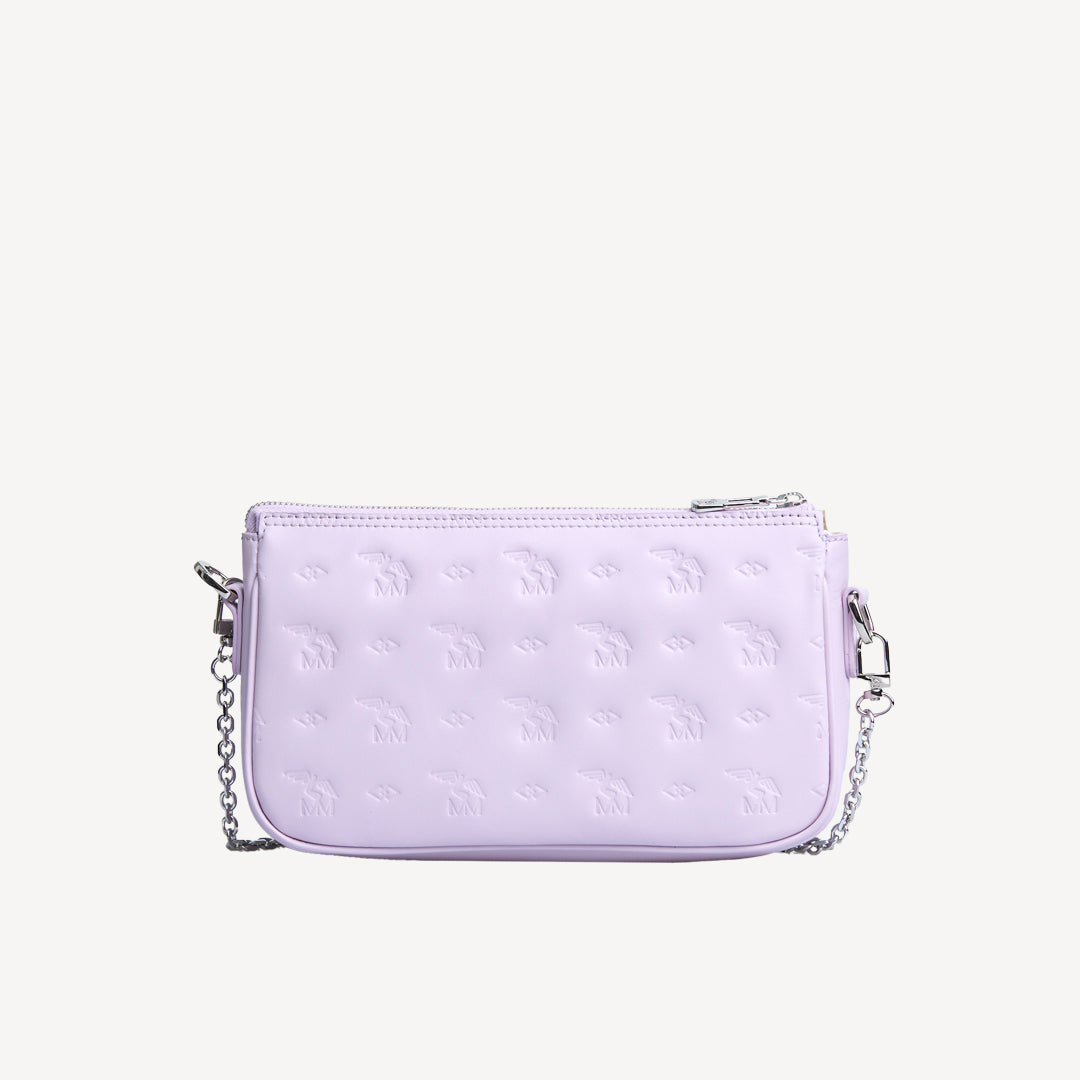 ZELL | Shoulder bag Stampato lilac violet/silver