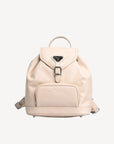 BRUGG | Stampato sac à dos vanille beige/argent