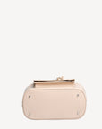 NYON | Pochette Stampato vanille beige/argent