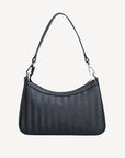 CASTIEL | Schultertasche classic schwarz/silber - von hinten
