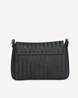 MONNAZ | Sac bandoulière classique, noir/argent