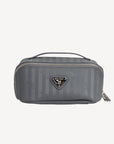 SERVAZ | Necessaire zum Muttertag in elephant grau/silber- frontal