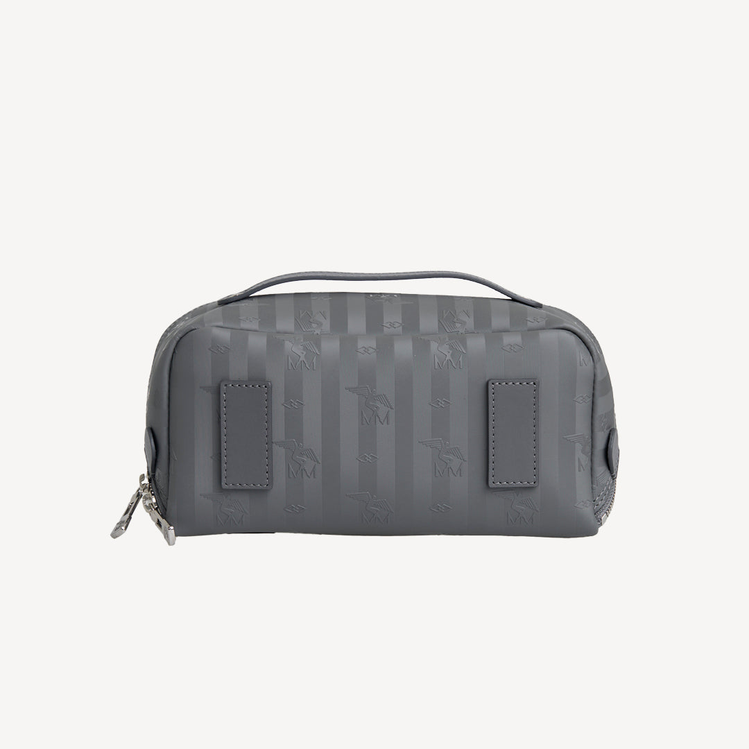 SERVAZ | Necessaire zum Muttertag in elephant grau/silber - von unten
