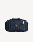 SERVAZ | Necessaire space blau/silber - frontal
