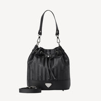 SION | Beuteltasche classic schwarz/silber