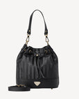 SION | Beuteltasche classic schwarz/gold - frontal