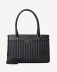 SULZ | Handtasche classic schwarz/gold - frontal