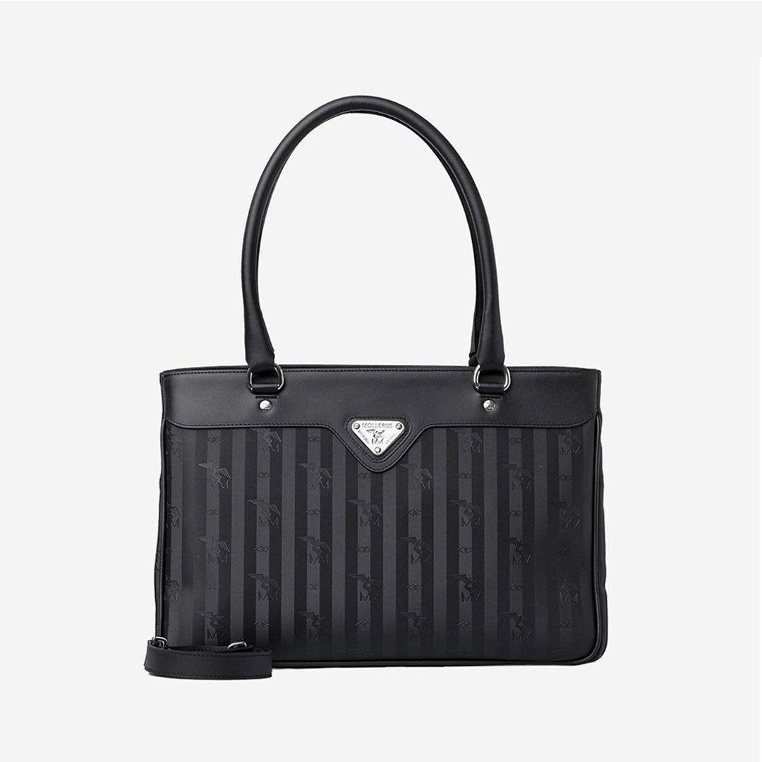 SULZ | Handtasche  classic schwarz/silber - frontal