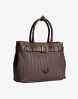 WITTNAU | Handtasche terra braun/gold - seiltich