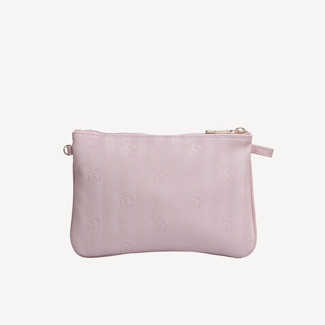 TAMINS | Umhängetasche rosé/gold - Rückseite