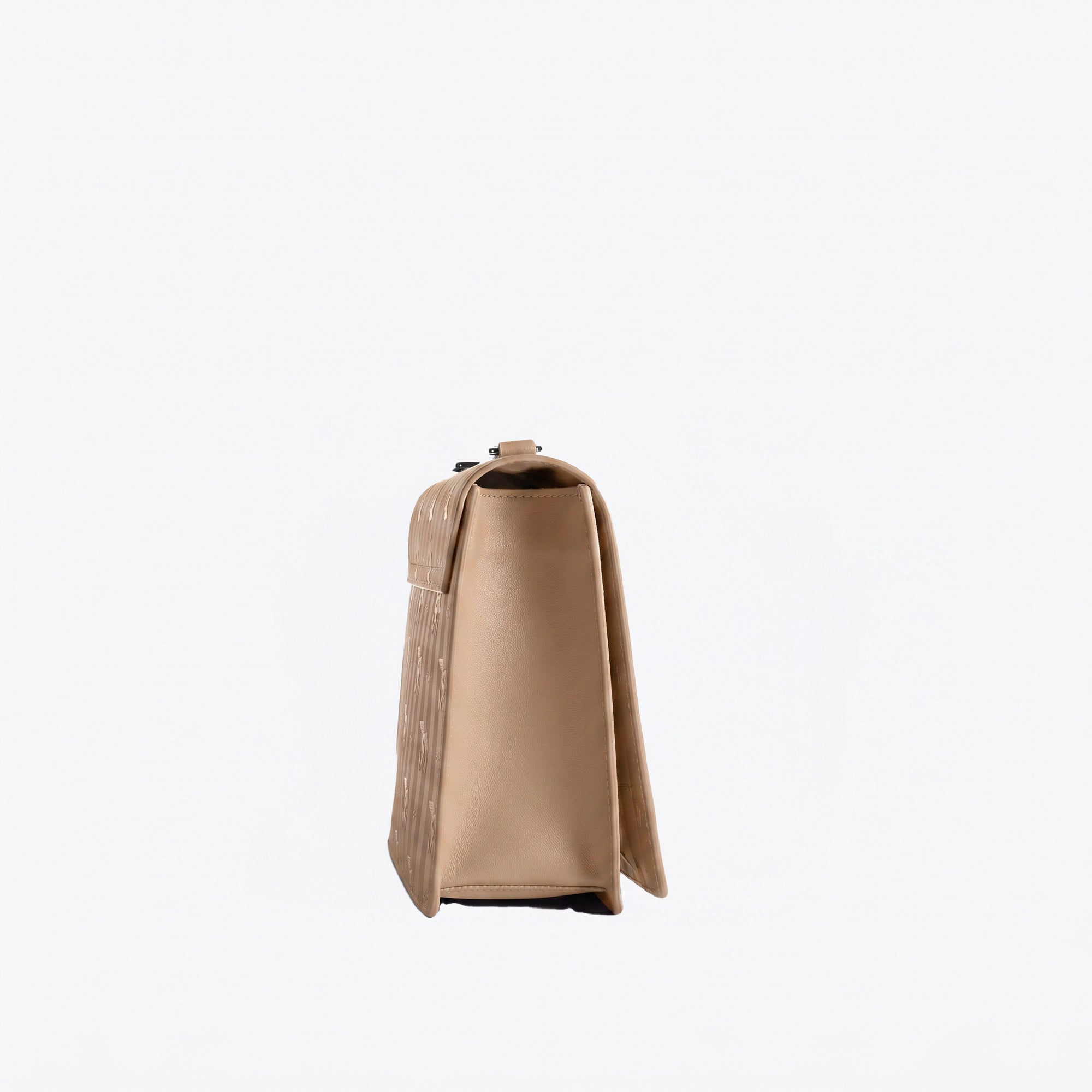 WIL | Umhängetasche cappuccino beige/gold - seitlich