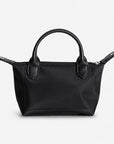 VALS | Umhängetasche Nylon classic schwarz/silber - von hinten