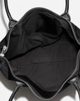 WENGEN | Shopper Nylon classic schwarz/silber - innen