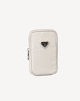 WILDHORN | Handyportemonnaie pearl weiss/silber - seitlich