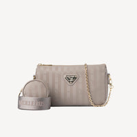 ZELL | Umhängetasche taupe/gold