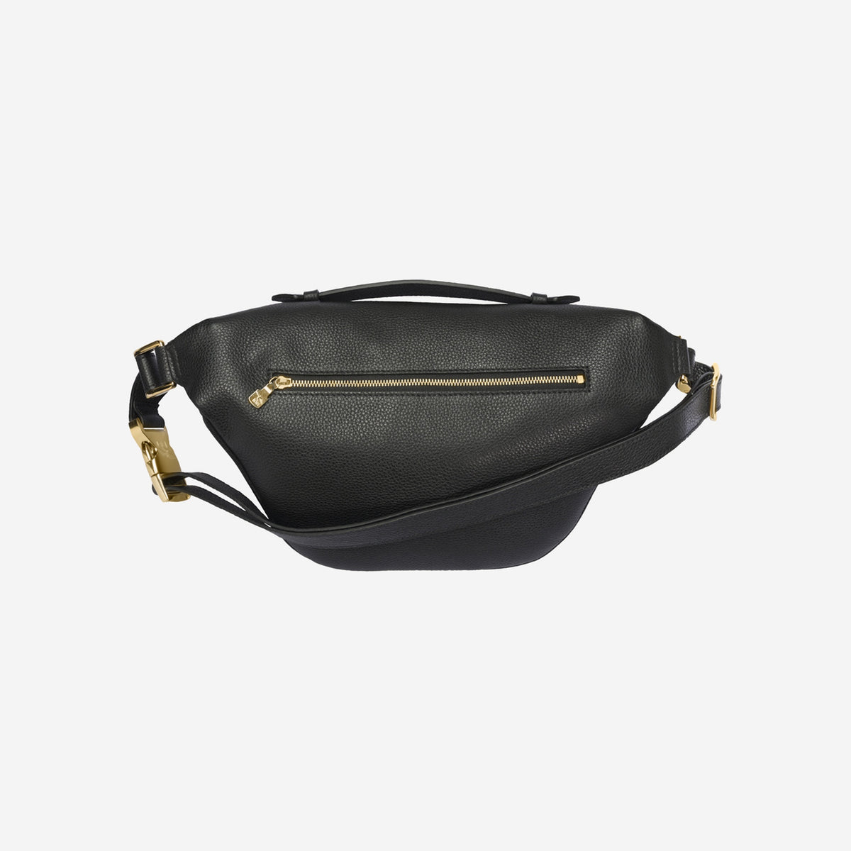 BRIENZ | Gürteltasche Kalbsleder classic schwarz/gold - von hinten