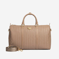 MADRID | Reisetasche cappuccino beige/gold