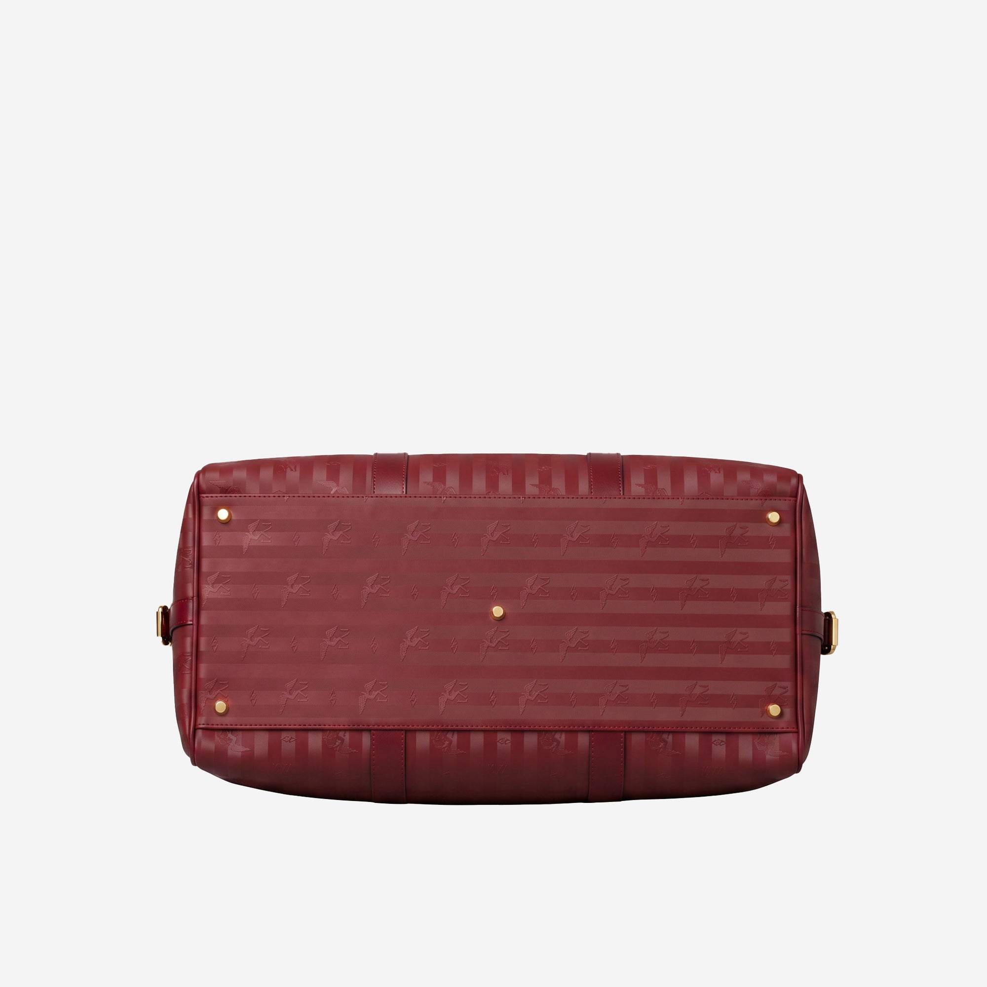 MADRID | Reisetasche antik rot/gold - von unten