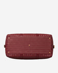 MADRID | Reisetasche antik rot/gold - von unten