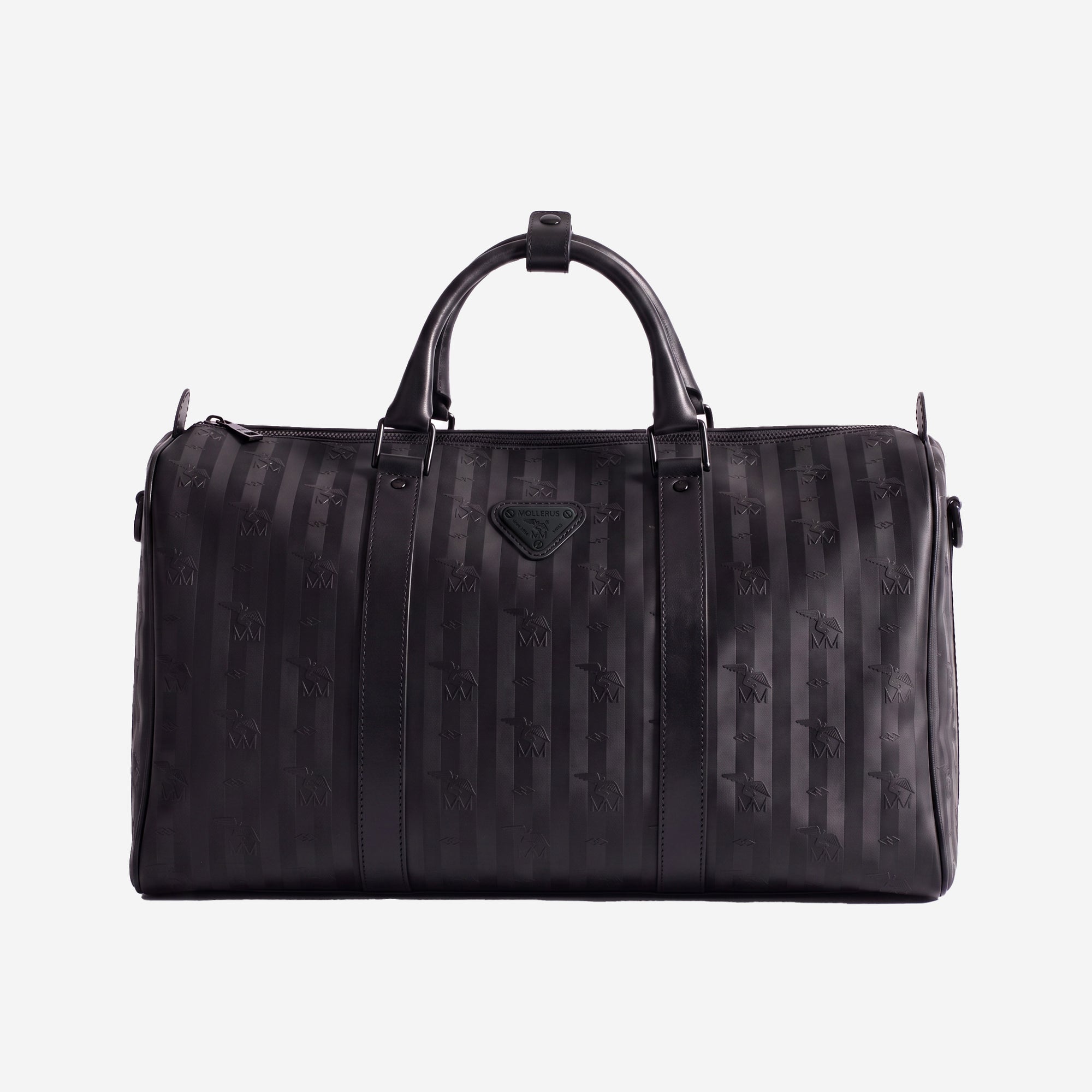 MADRID | Reisetasche classic schwarz/schwarz - frontal