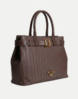 WOHLEN | Handtasche terra braun/gold