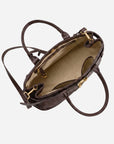 WOHLEN | Handtasche terra braun/gold