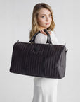 MADRID | Reisetasche classic schwarz/schwarz - close up