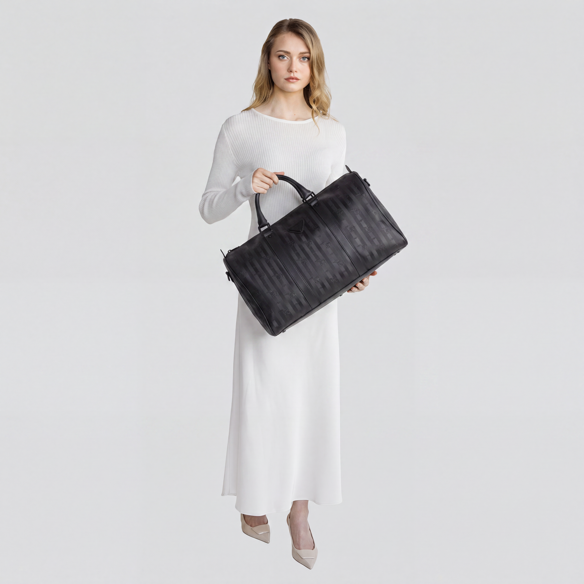 MADRID | Reisetasche classic schwarz/schwarz - full body