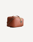 SERVAZ | Necessaire sahara braun/gold - SEILTICH
