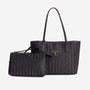 GENF | Shopper classic schwarz/gold - frontal