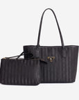 GENF | Shopper classic schwarz/gold – frontal