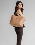 BERN | Shopper cappuccino beige/gold – weitere Ansicht