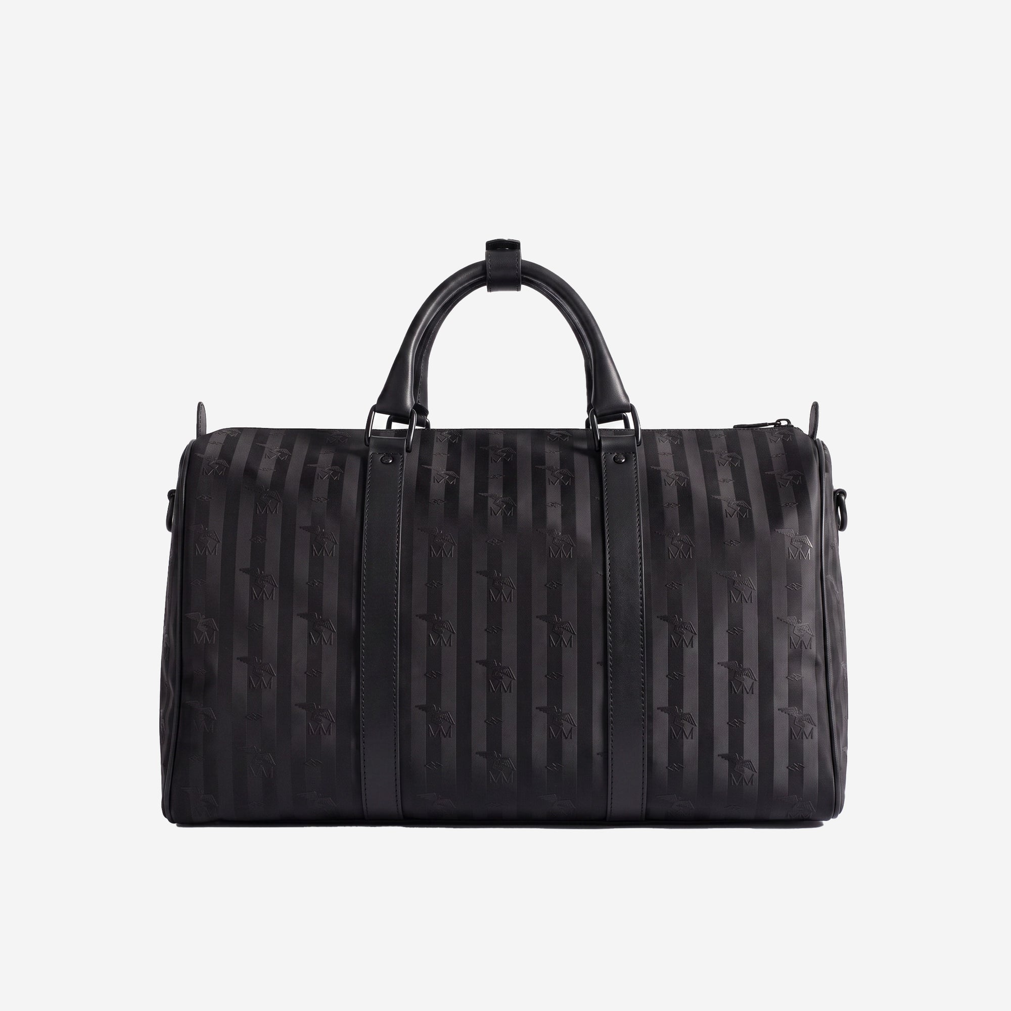 MADRID | Reisetasche classic schwarz/schwarz - hinten