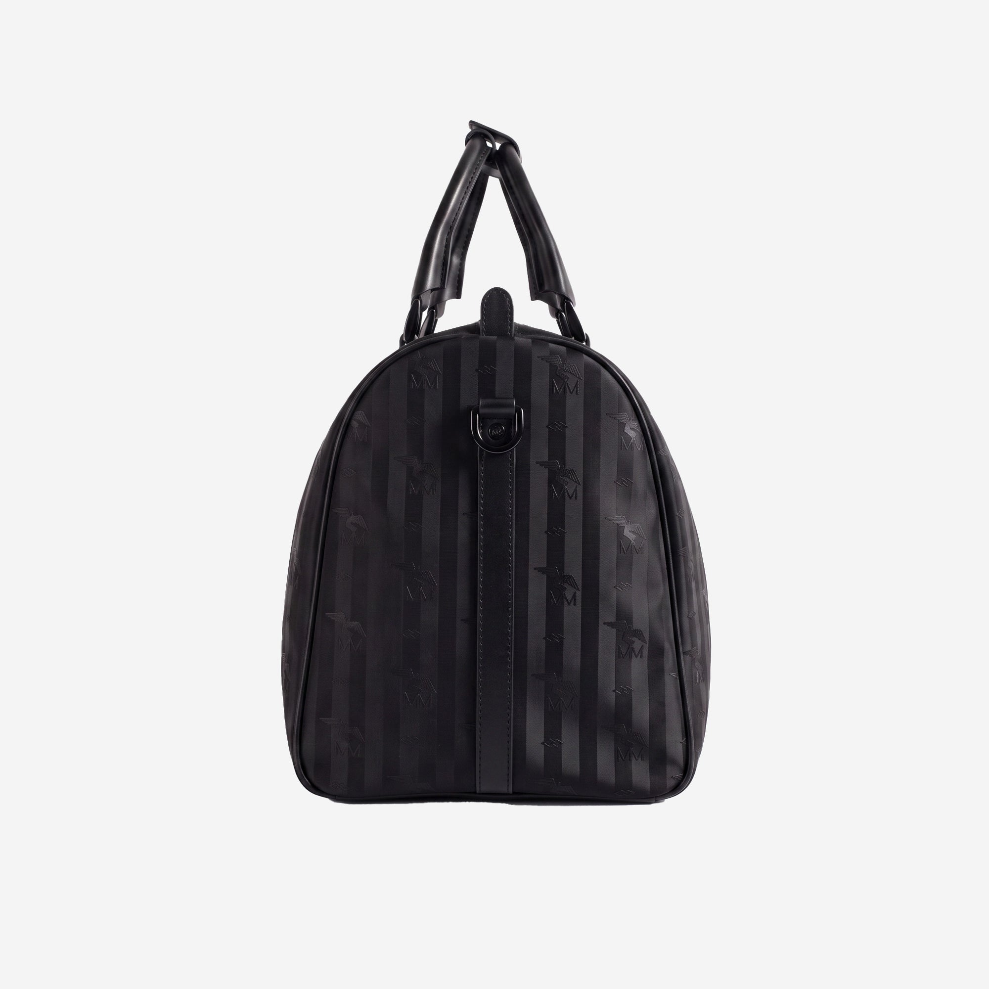 MADRID | Reisetasche classic schwarz/schwarz - seitlich