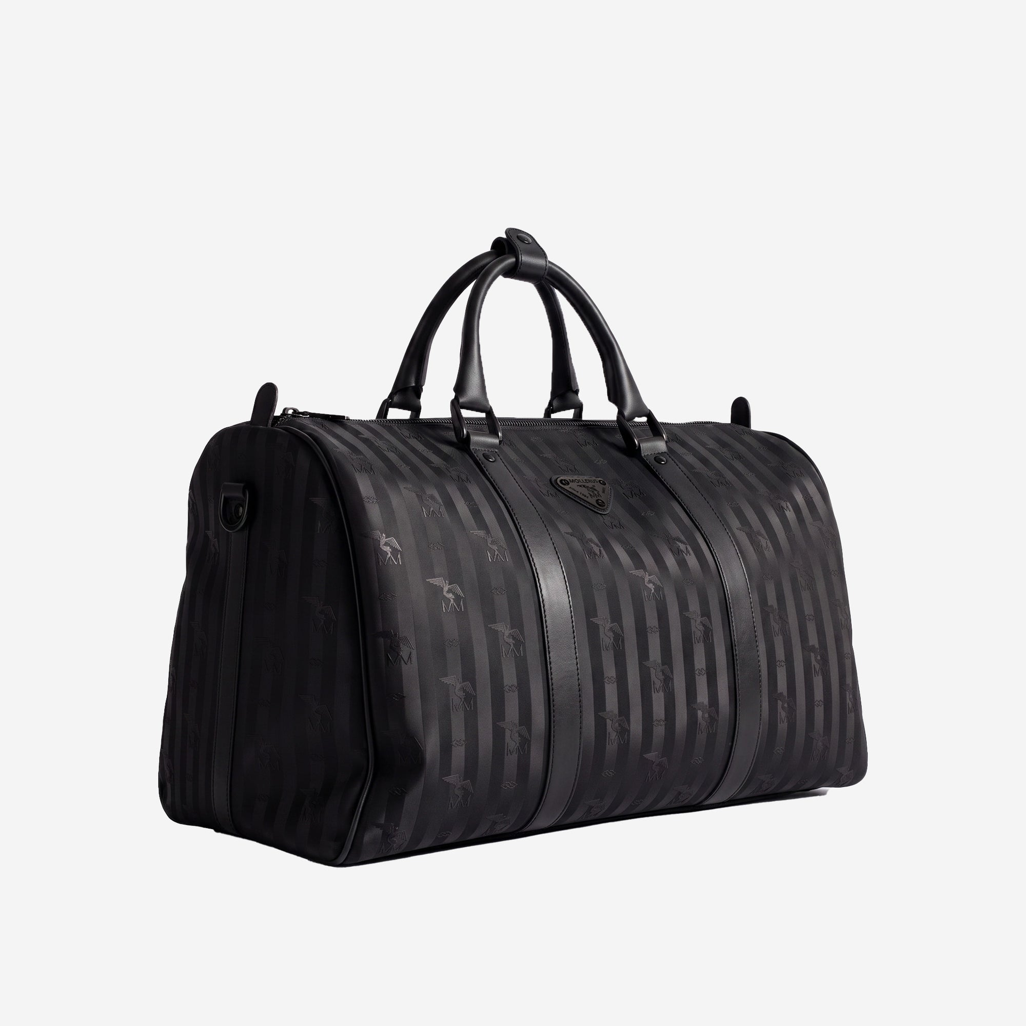 MADRID | Reisetasche classic schwarz/schwarz - leicht seitlich