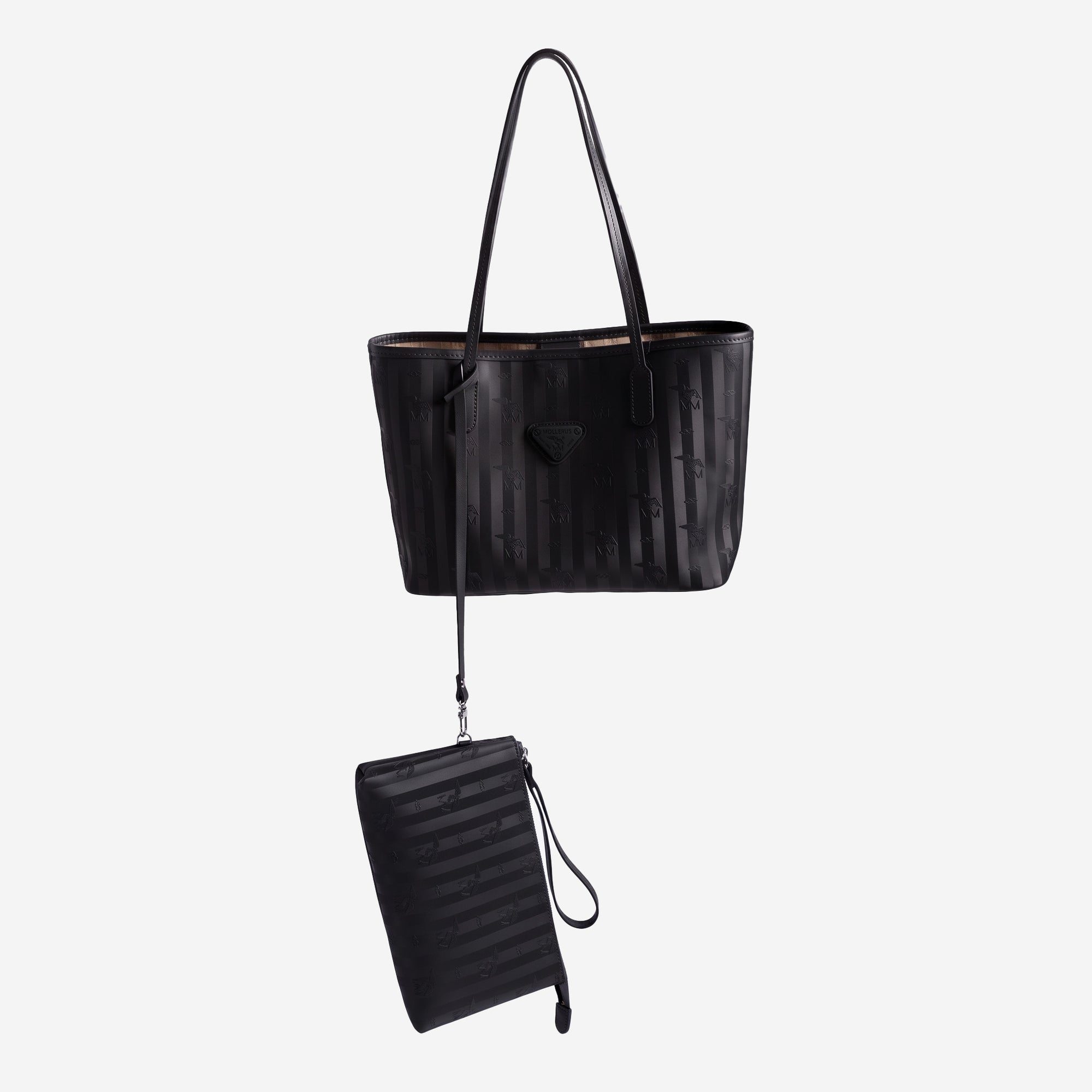 GENF | Shopper classic schwarz/schwarz - hängend