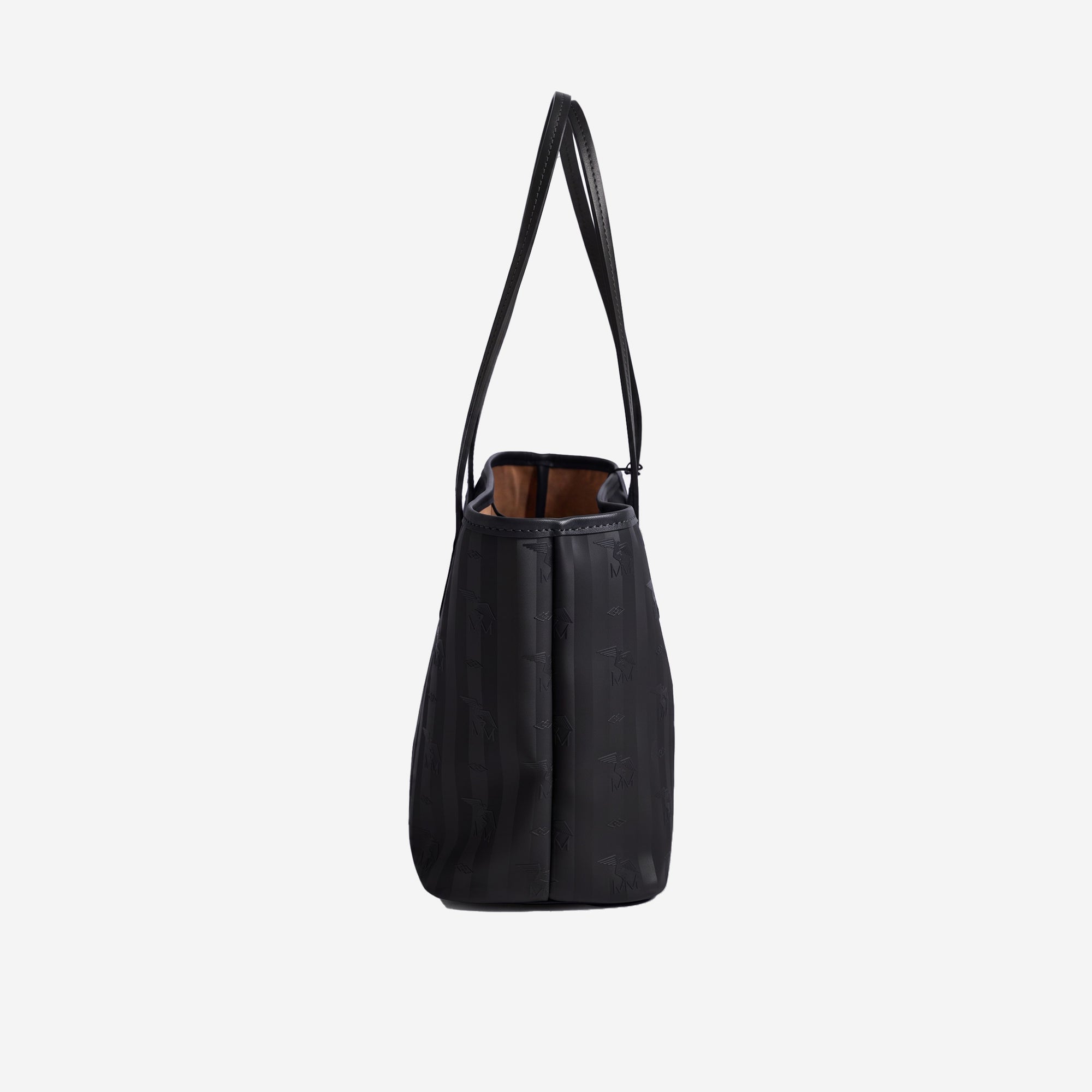GENF | Shopper classic schwarz/schwarz - seitlich