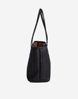 GENF | Shopper classic schwarz/schwarz - seitlich