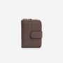 SAENTIS | Portemonnaie fango braun/gold – frontal