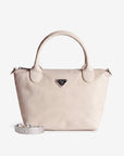 WENGEN | Shopper Nylon pearl weiss/silber - frontal