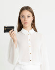 AUBRIG | Schlüsseletui classic schwarz/gold - ON BODY