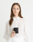 BEVERIN | Portemonnaie classic schwarz/gold - ON BODY
