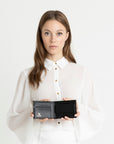 PIZ TERRI | Portemonnaie classic schwarz/gold - ON BODY