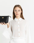GONZEN | Necessaire classic schwarz/gold - ON BODY