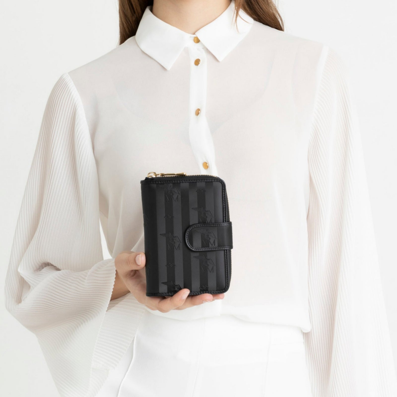 SAENTIS | Portemonnaie black/gold