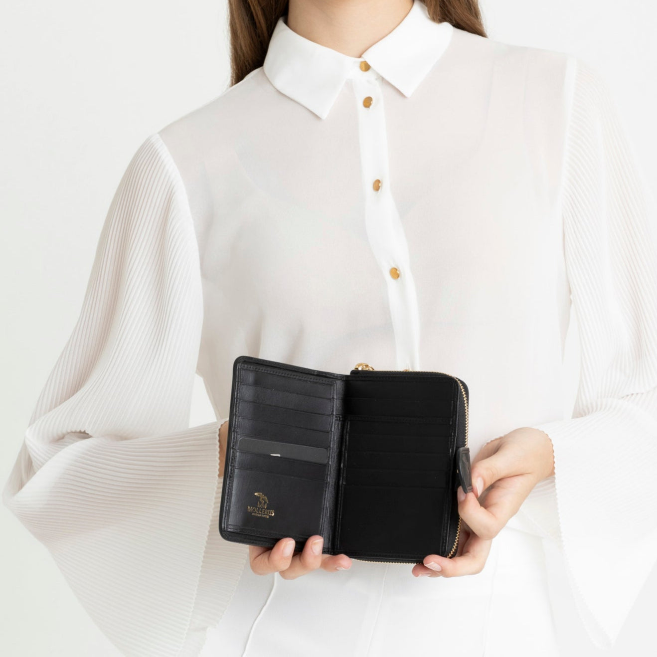 SAENTIS | Portemonnaie classic schwarz/gold - ON BODY